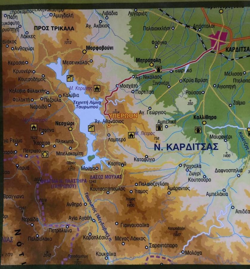 Ξενώνας Παρατηρητήριο Υπερώον Agios Athanasios  Exteriör bild